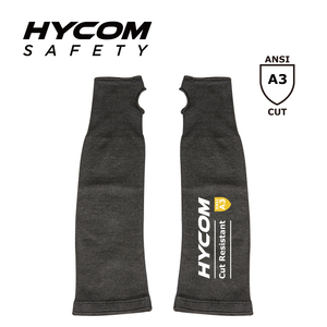 HYCOM Manchon de couverture de bras résistant aux coupures de niveau 3 avec fente pour le pouce pour la sécurité au travail