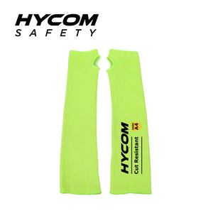 HYCOM Manchon de protection pour bras résistant aux coupures, niveau de coupe 4, sensation de fraîcheur, avec fente pour le pouce pour la sécurité du travail