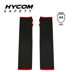 HYCOM Manchon de bras résistant aux coupures ANSI 5 de la meilleure qualité avec fente pour le pouce dans le travail de sécurité