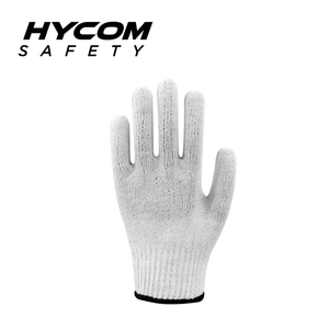 HYCOM Gant en coton polyester respirant avec revêtement en pointillés PVC Gant de travail flexible