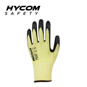 HYCOM Gants industriels polyvalents 15G avec doublure respirante pour plus de confort et de dextérité Paume en mousse avec revêtement en nitrile Gant EPI